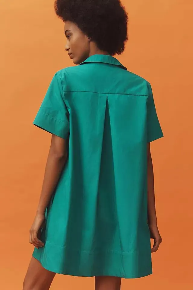 The Pollie Short-Sleeve Swing Tunic Mini Dress