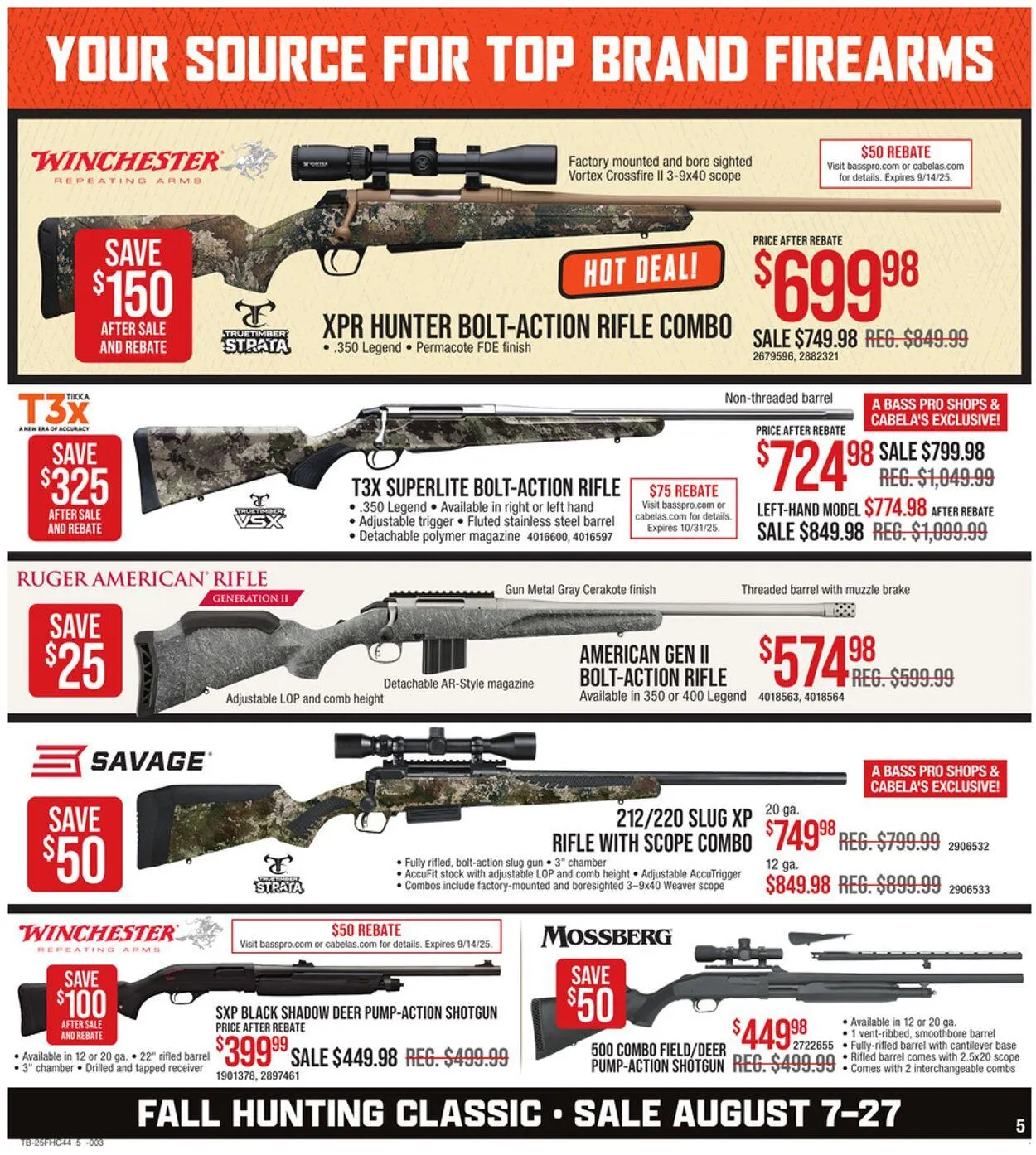 Weekly ad Bass Pro Current weekly ad from August 7 to August 27 2025 - Page 5
