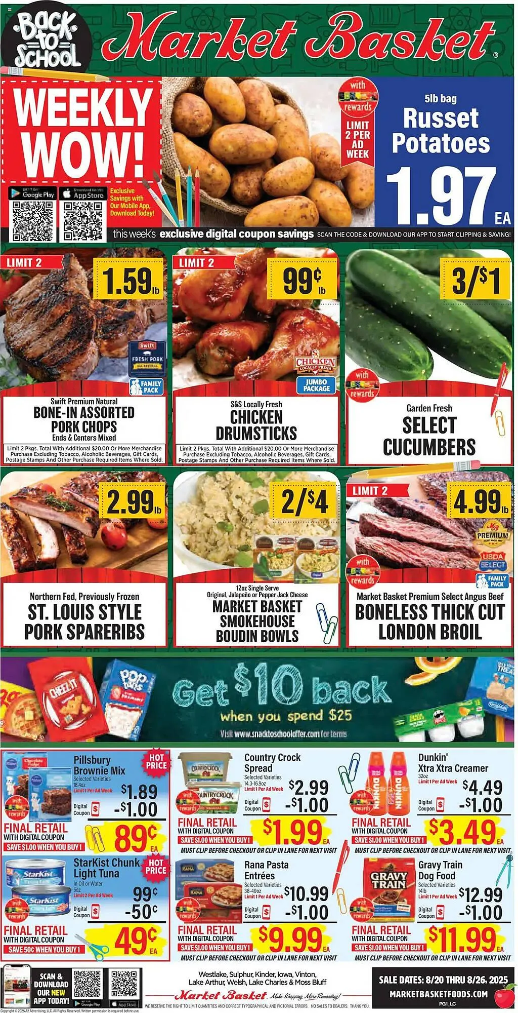 Weekly ad Market Basket Weekly Ad from August 20 to August 26 2025 - Page 1