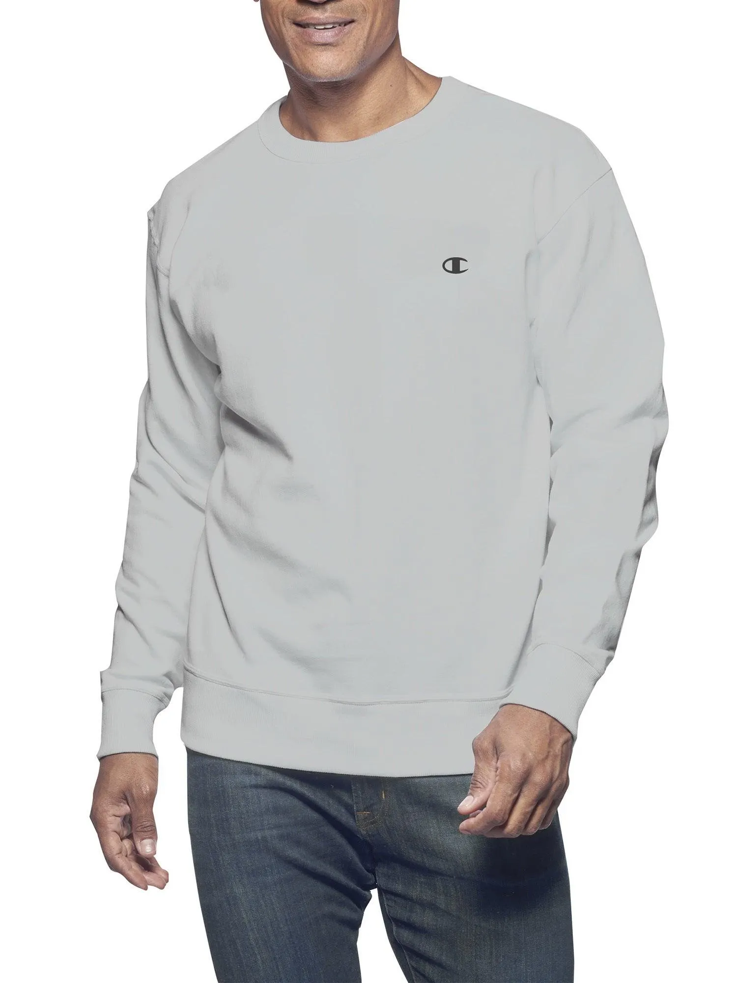 Champion Big And Tall Men's 100% Cotton Long Sleeve Teeshirt