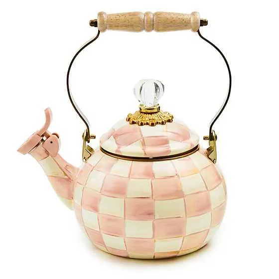 Rosy Check Whistling Tea Kettle