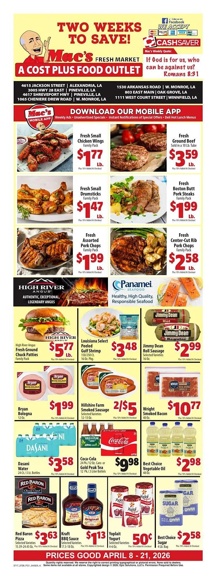Weekly ad Mac's Market weekly ad from April 8 to April 21 2026 - Page 1