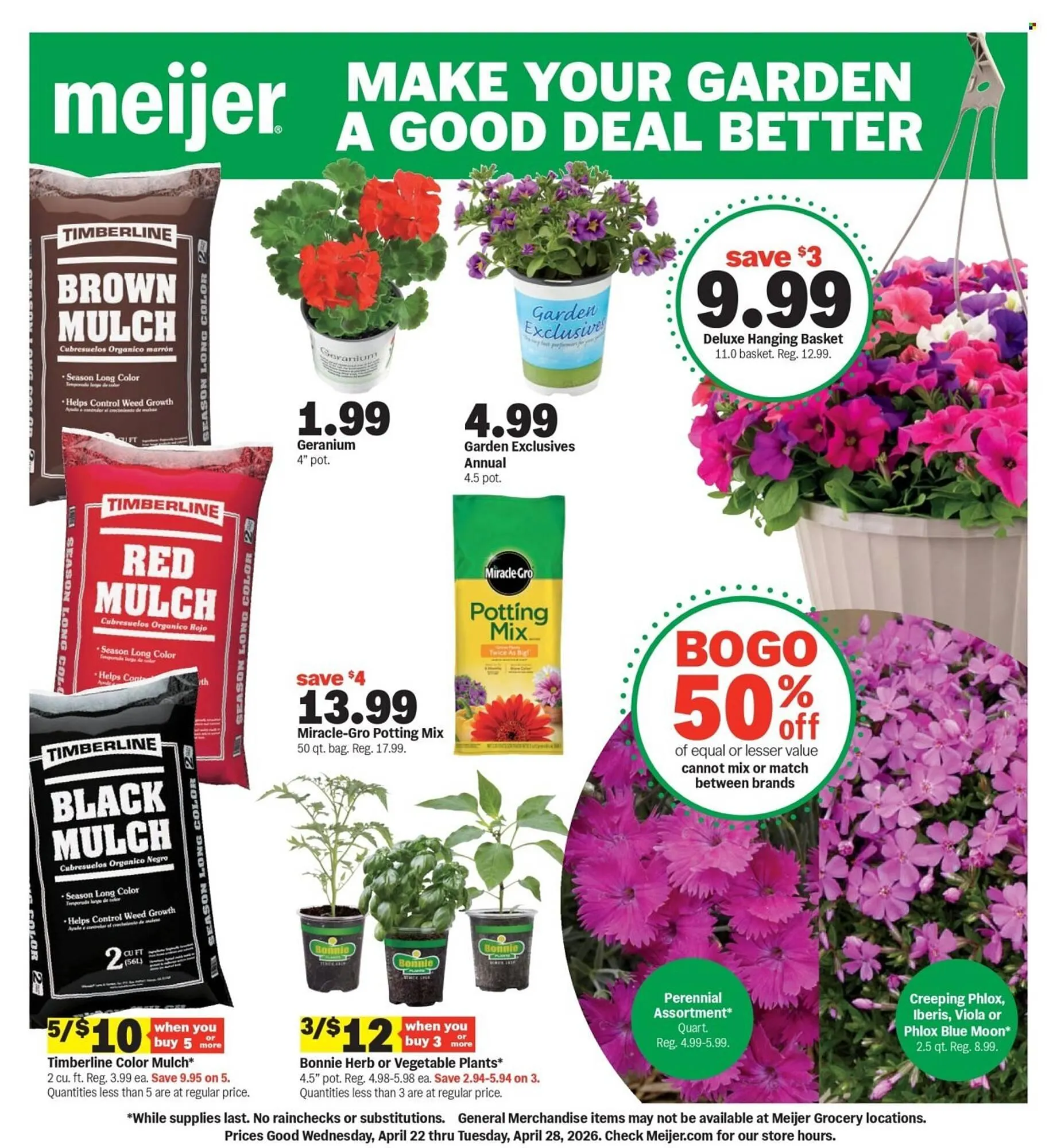 Weekly ad Meijer weekly ad from April 22 to April 28 2026 - Page 1
