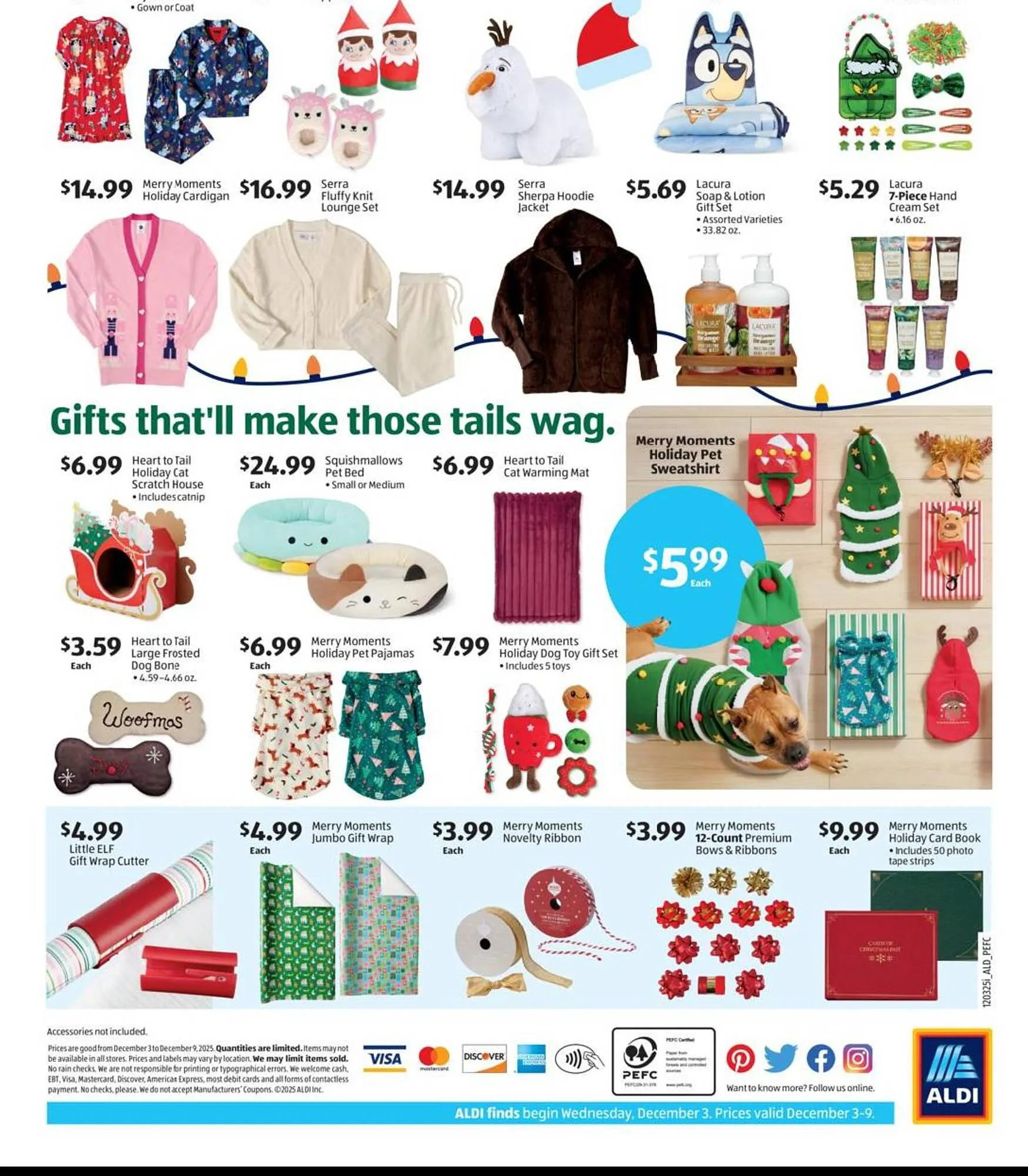 Weekly promotion Aldi weekly ad spanning from December 3 to December 9 2025 - Page 4 for Catalogue 365