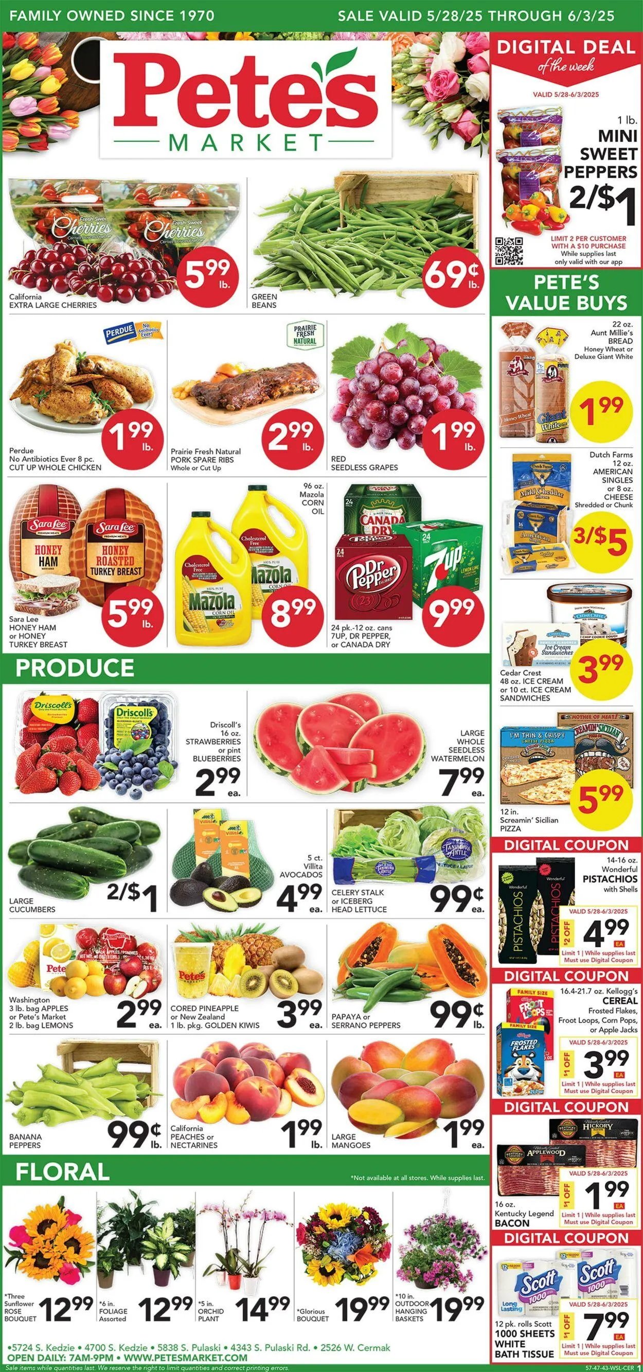 Weekly ad Pete's Fresh Market Current weekly ad from May 28 to June 3 2025 - Page 1