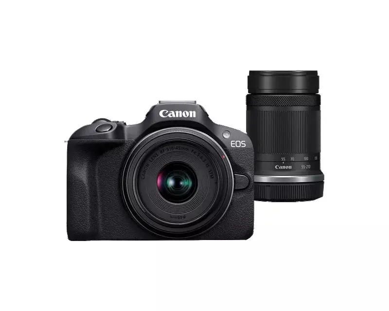 Refurbished EOS R100 RF-S18-45 IS STM + RF-S55-210 IS STM KIT