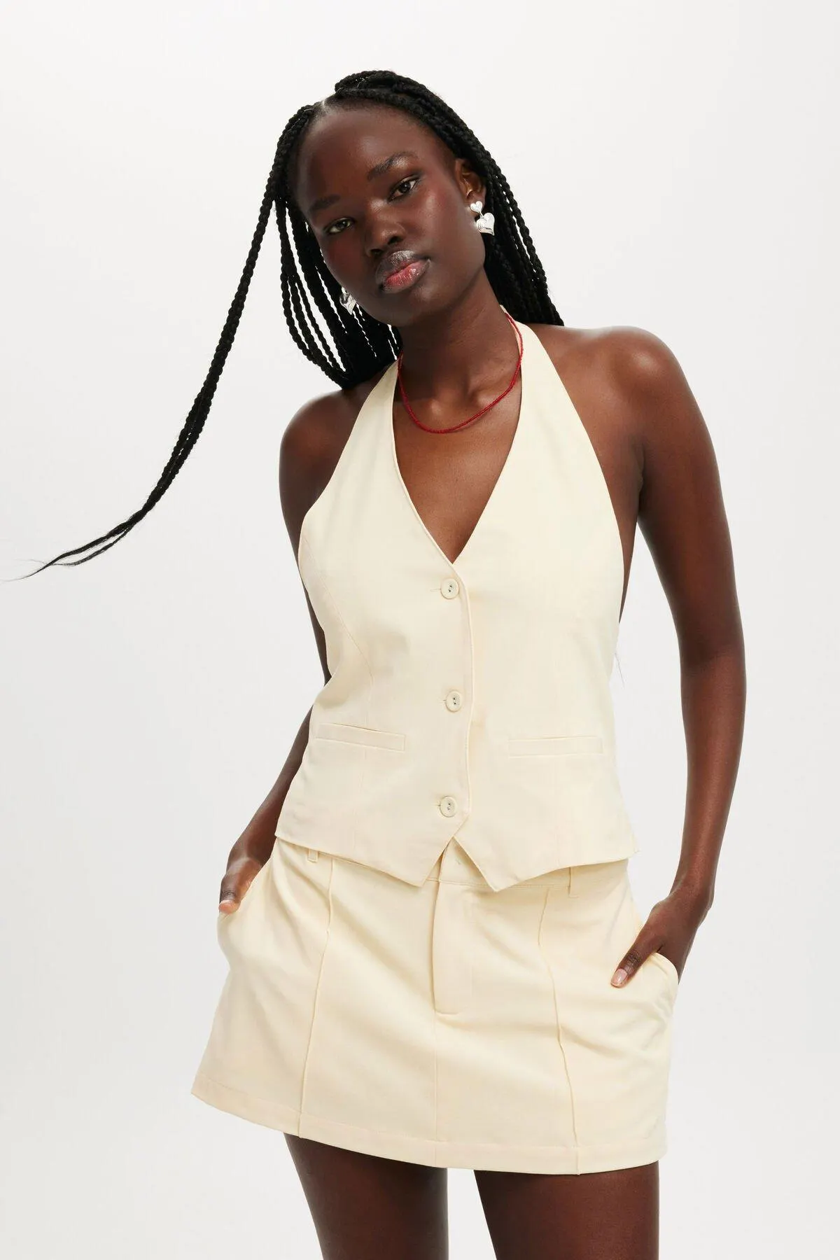 Luis Suiting Skirt