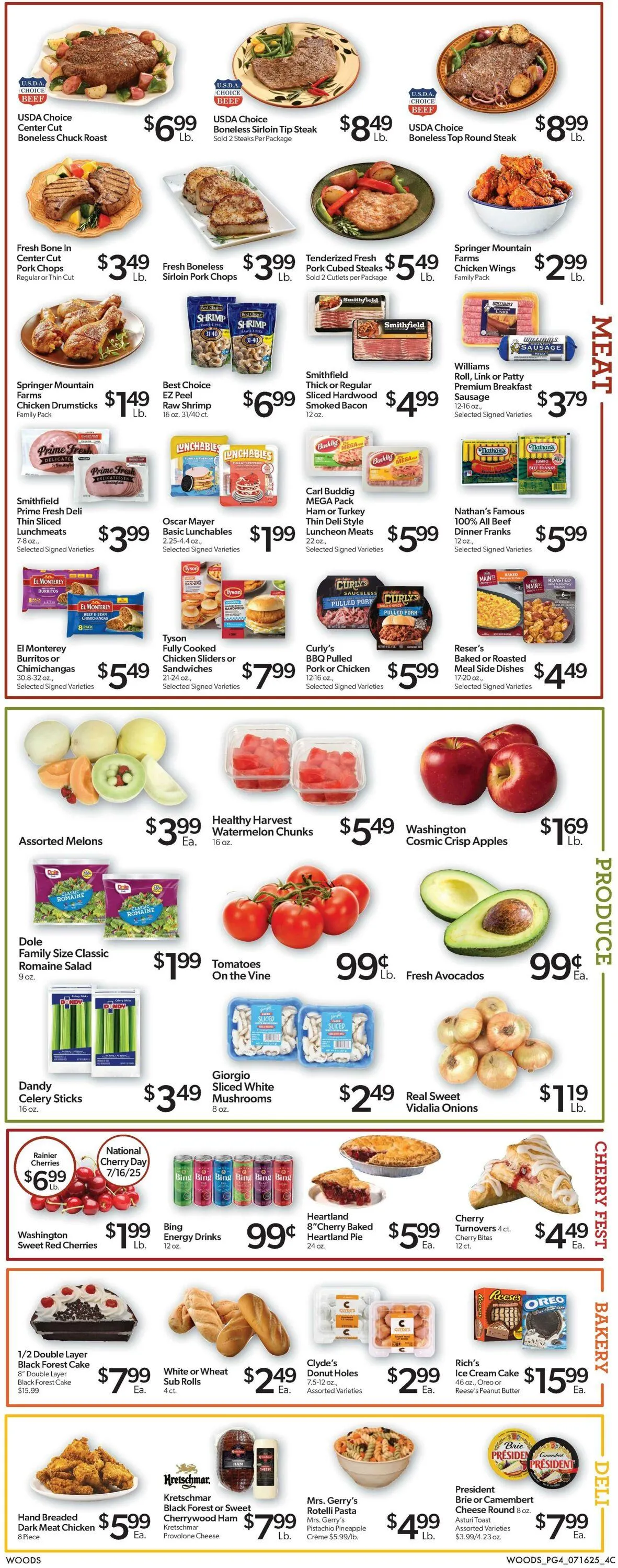 Weekly ad Woods Supermarket from July 16 to July 22 2025 - Page 4