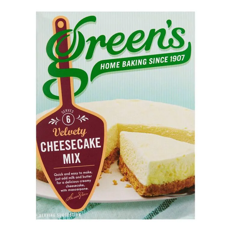 Green's Cheesecake Mix With Biscuit Crumb Base