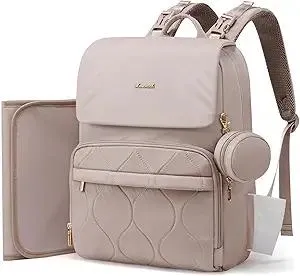 LOVEVOOK Diaper Bag Backpack, Baby Travel Bags for Boys & Girl, Toddler Diaper Bag with Changing Station & Pacifier Case, Pañaleras Para Bebe Niña & Niño - Newborn Essentials Must Haves Mom