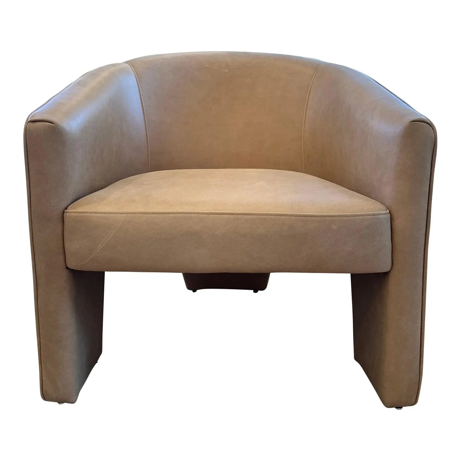 Palermo Nude Leather Chair