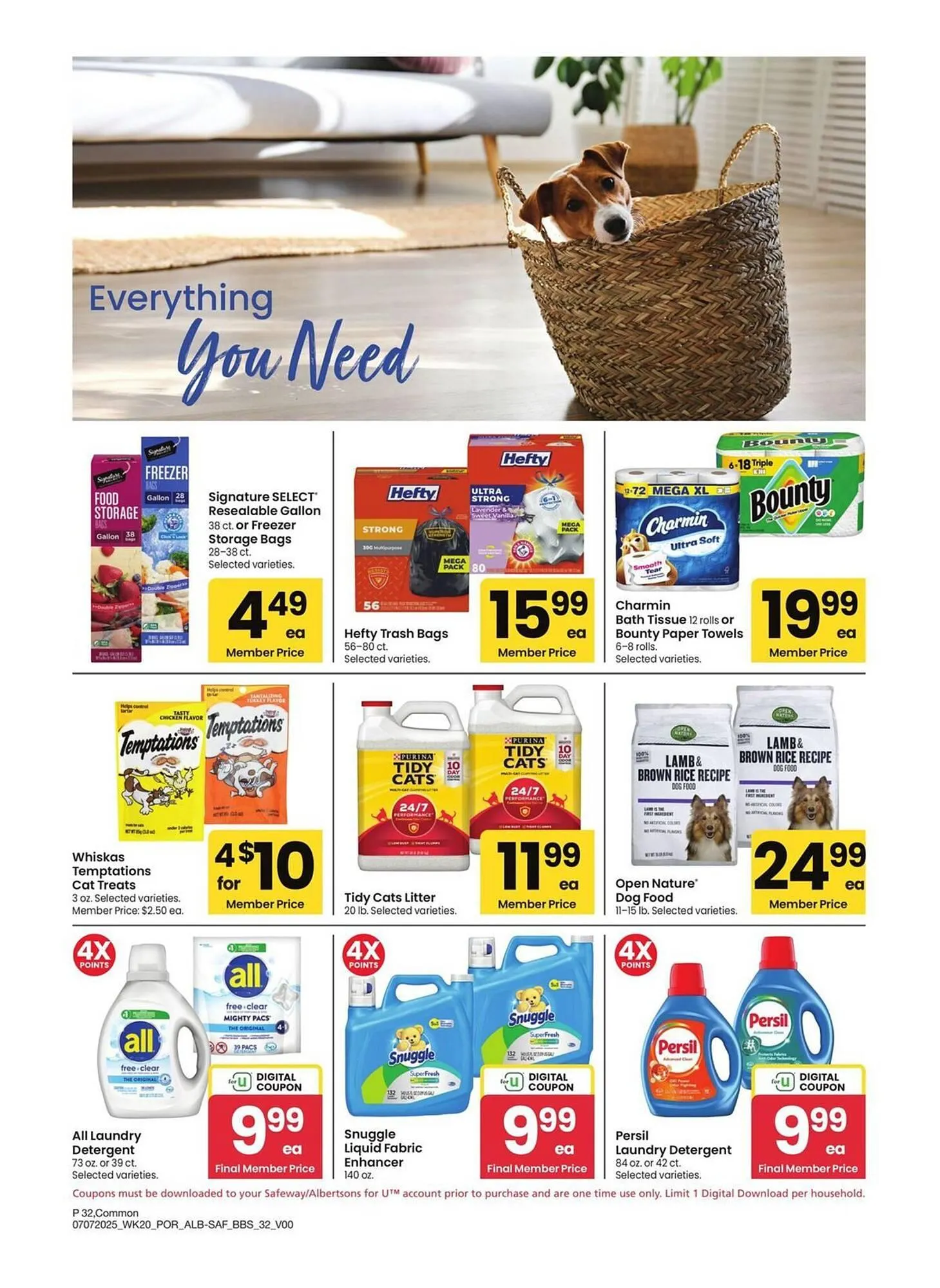 Weekly ad Albertsons Weekly Ad from July 7 to August 3 2025 - Page 32