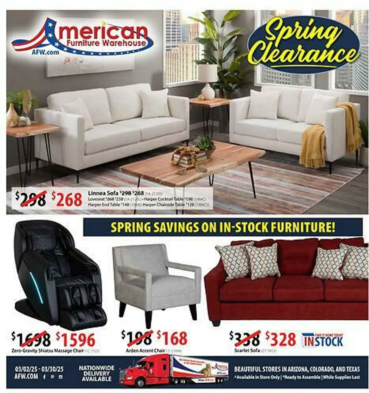 Weekly ad American Furniture Warehouse Current weekly ad from June 8 to June 22 2025 - Page 1
