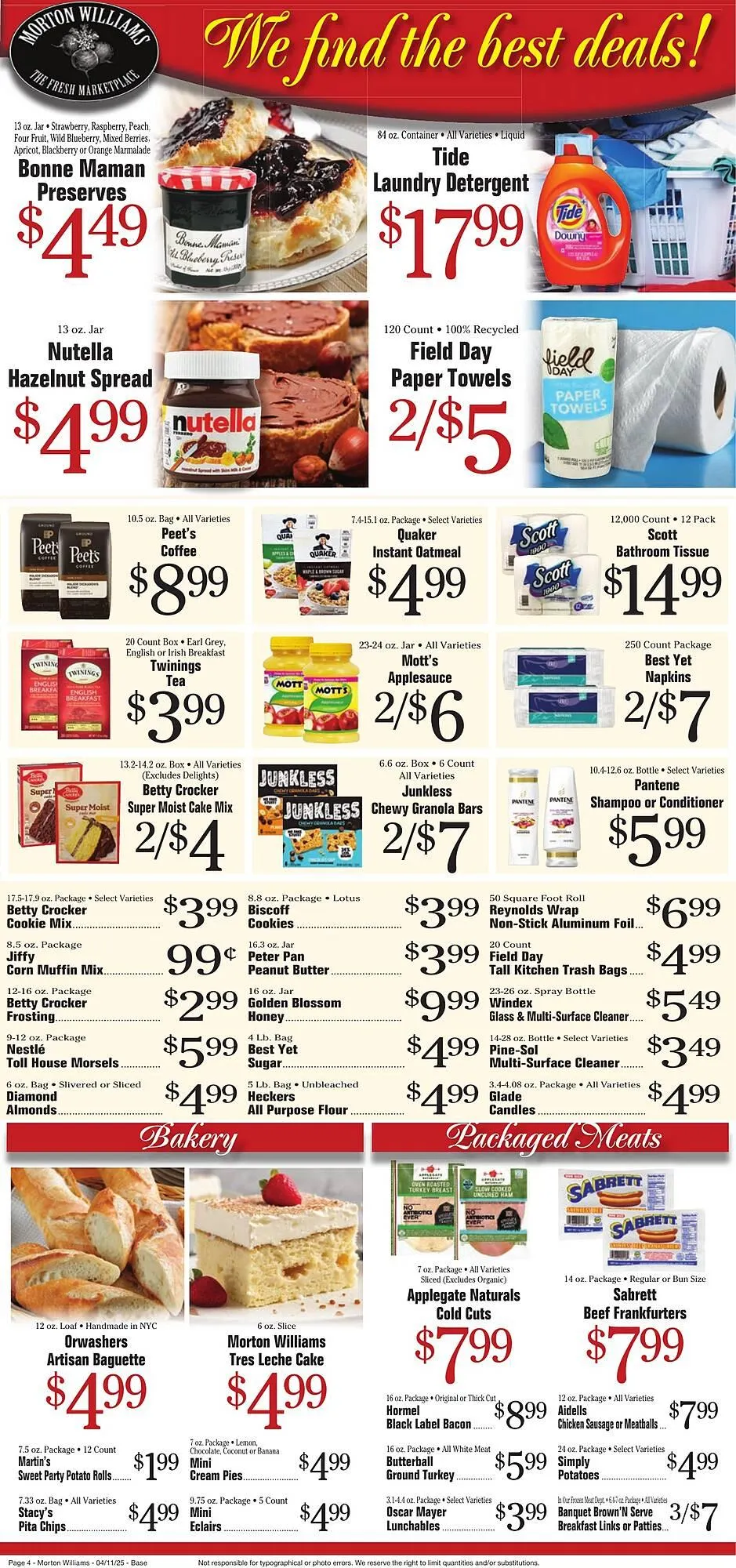 Weekly ad Morton Williams Weekly Ad from April 11 to April 17 2025 - Page 4