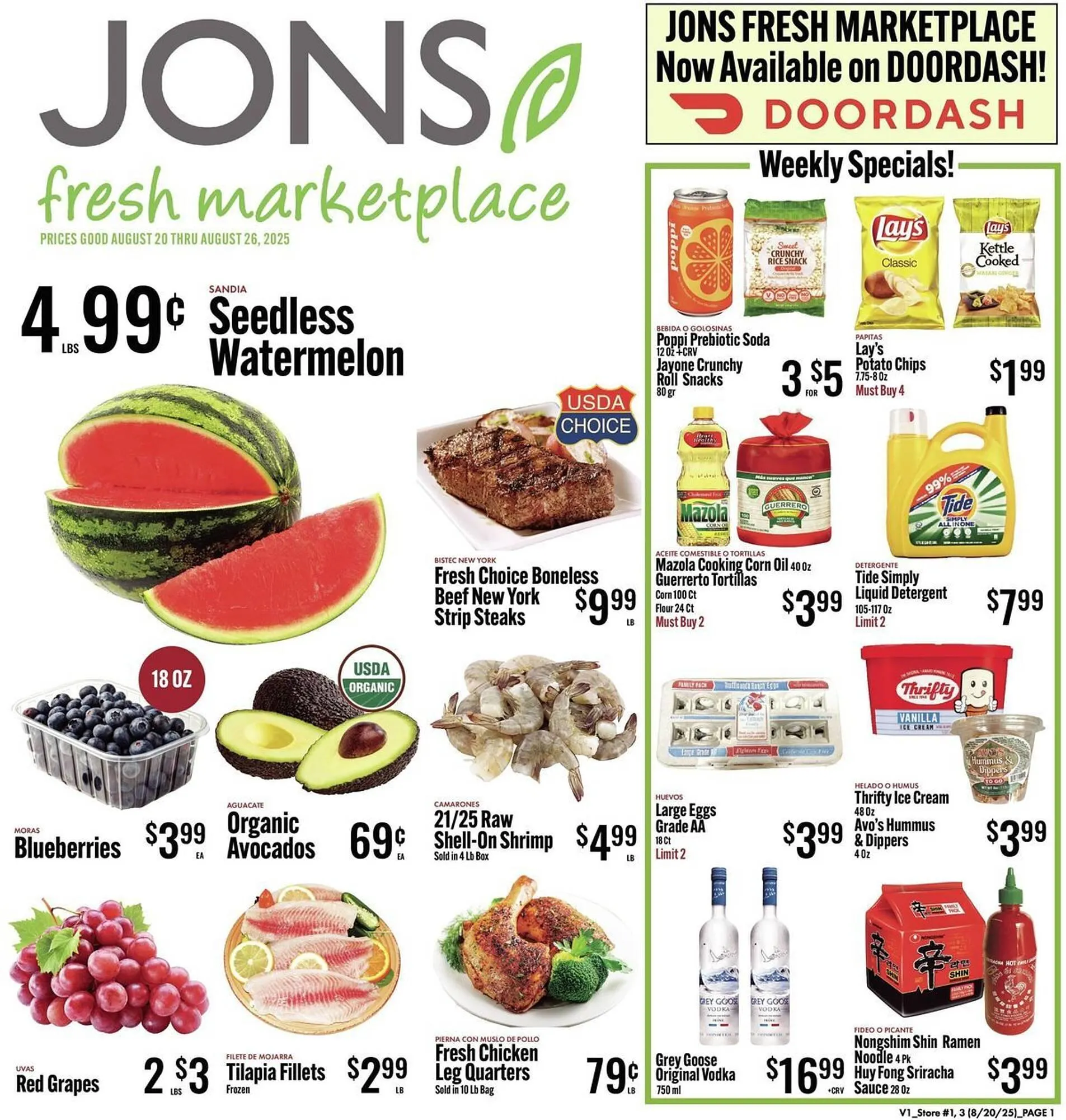 Jons International Weekly Ad - 1