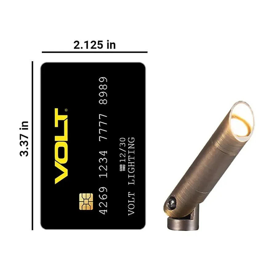 VOLT Spot Lights 85 -Lumens 2 -Watt Bronze Low voltage Hardwired LED Spot light