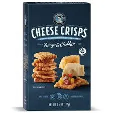 John Wm. Macy's - Cheese Crisps Asiago & Cheddar 4.5 Oz