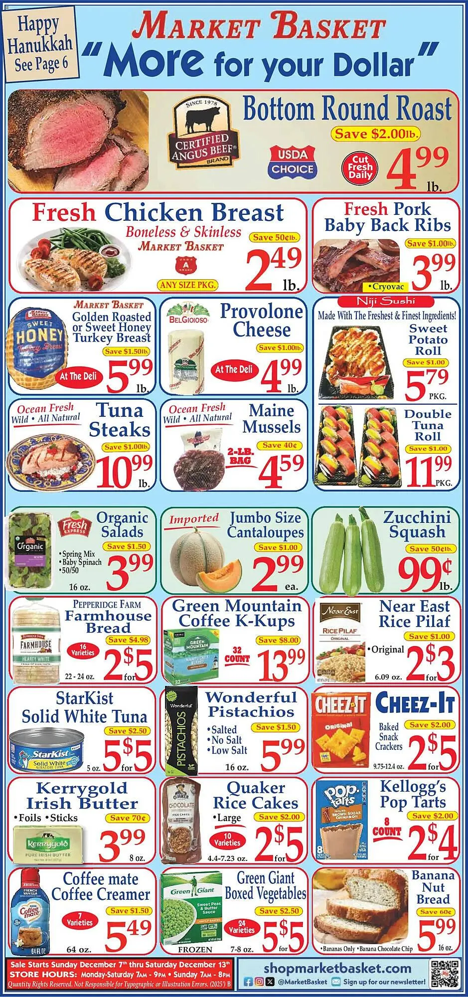 Weekly ad Market Basket weekly ad from December 7 to December 13 2025 - Page 1