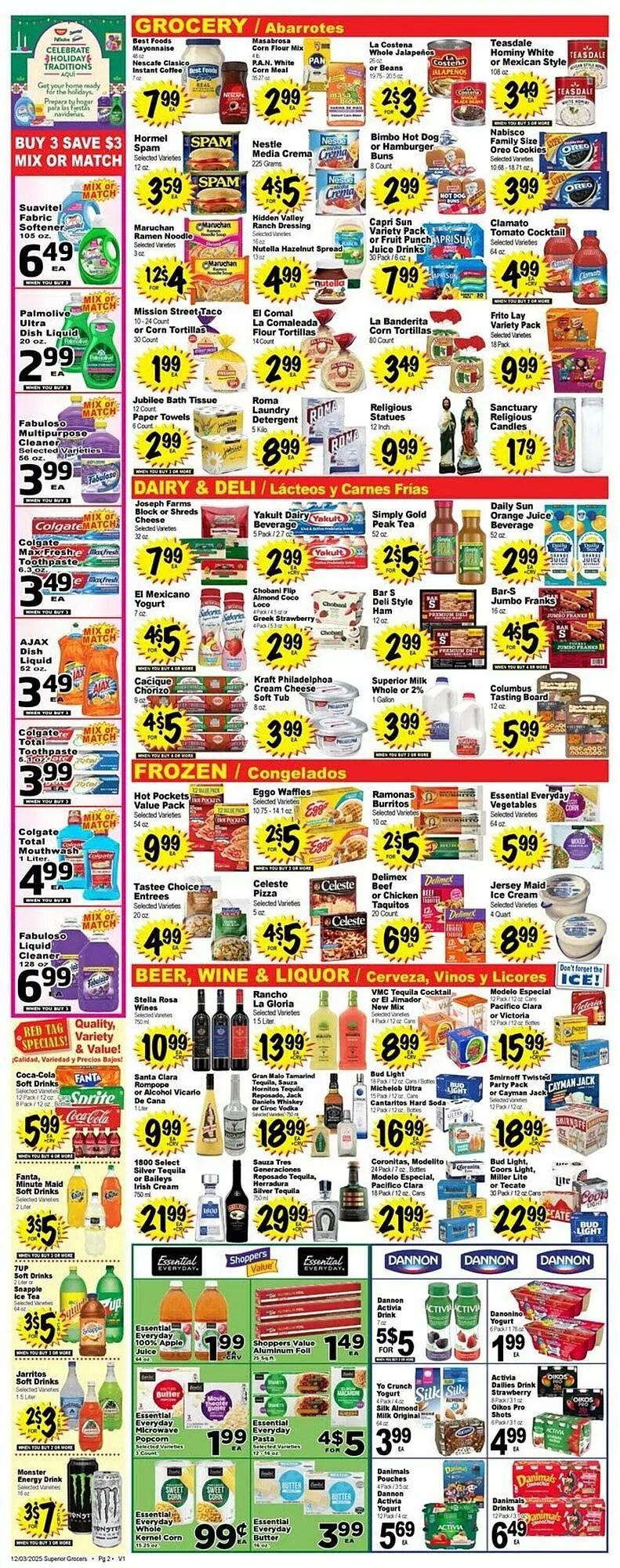 Weekly ad Superior Grocers weekly ad from December 3 to December 9 2025 - Page 2