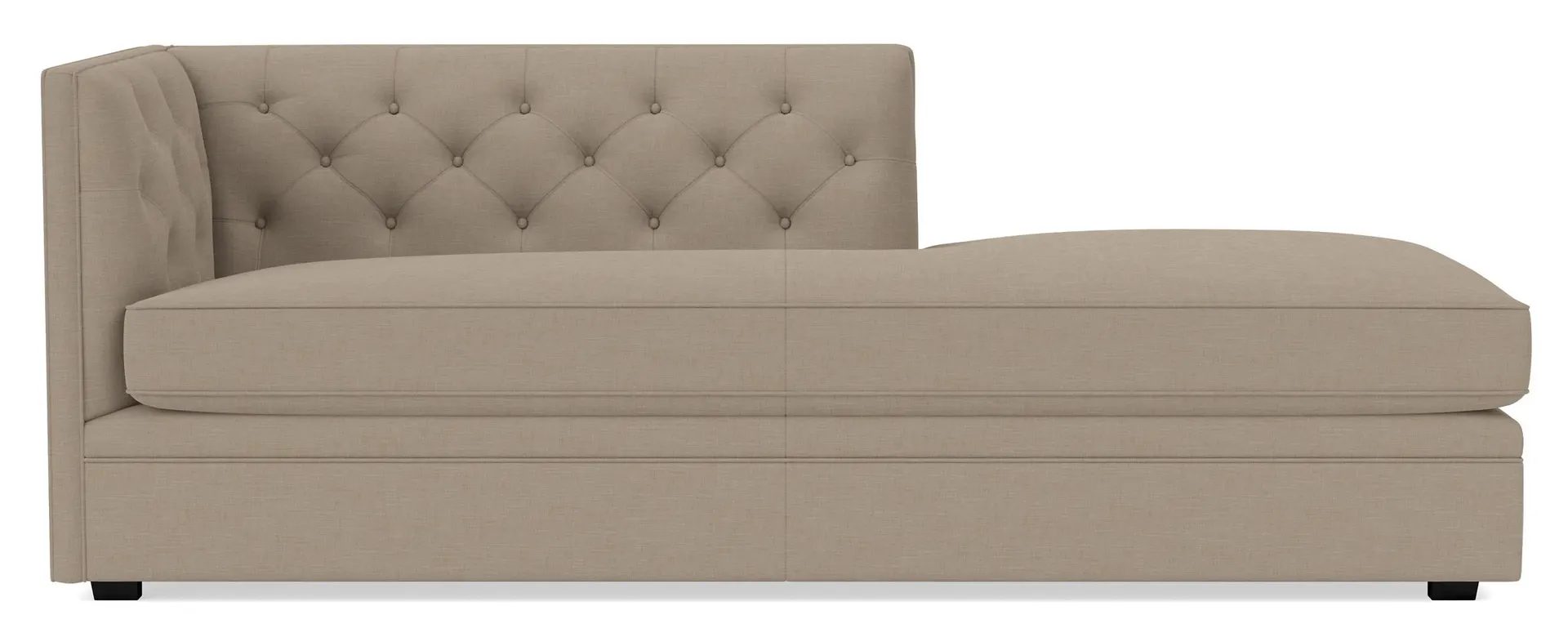 Macalester Left-Back Chaise in Mori Oatmeal