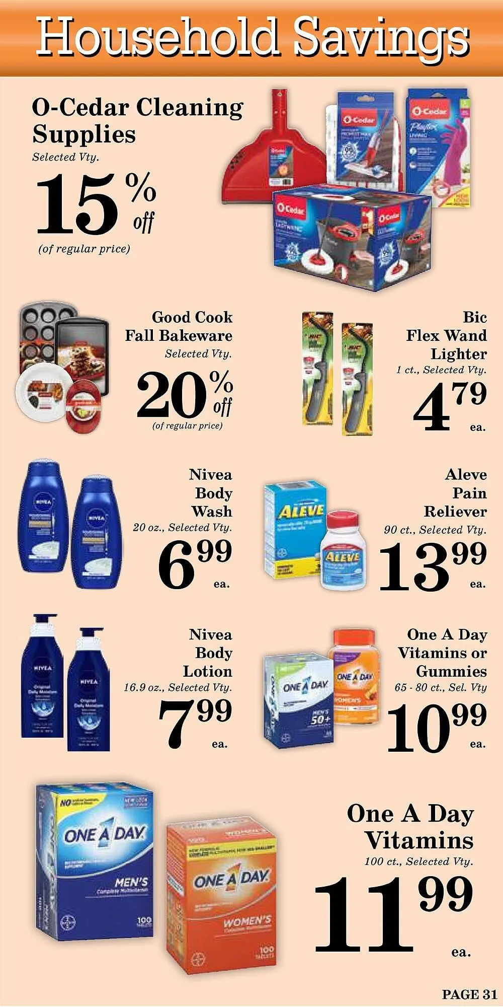 Weekly promotion Harvest Foods weekly ad spanning from September 3 to September 30 2025 - Page 32 for Catalogue 365