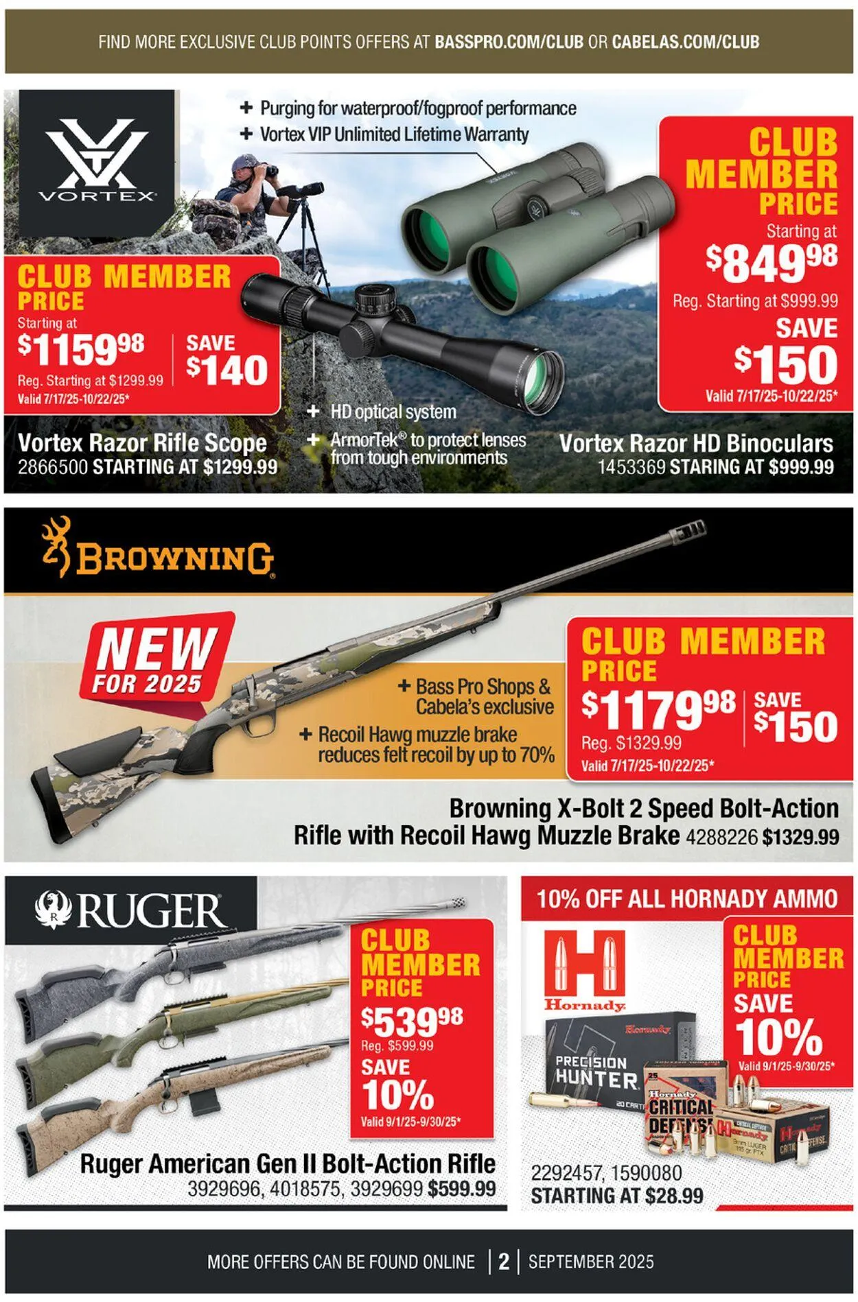 Weekly ad Bass Pro Current weekly ad from September 1 to September 30 2025 - Page 2