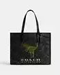 Tote With Camo Print And Rexy