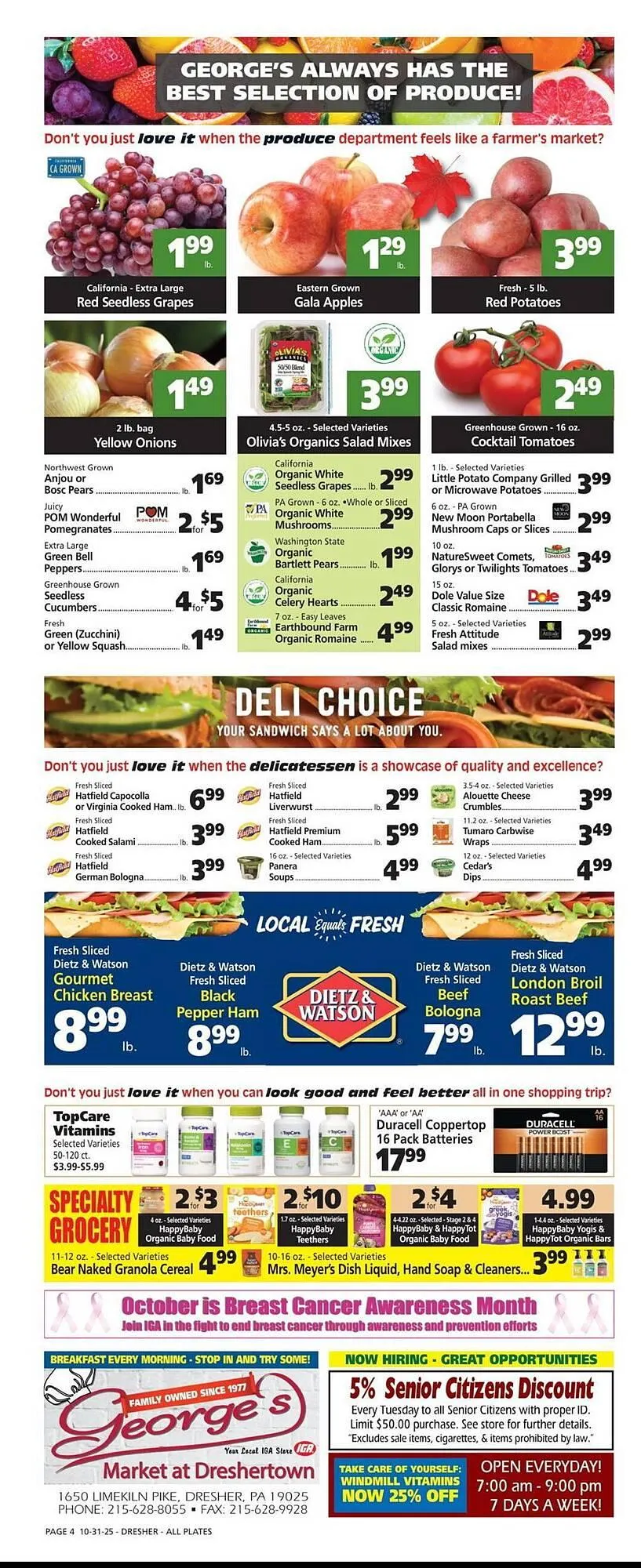 Weekly ad George's Market weekly ad from October 31 to November 6 2025 - Page 4