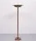 Art Deco Red Copper Floor Lamp, France, 1930s