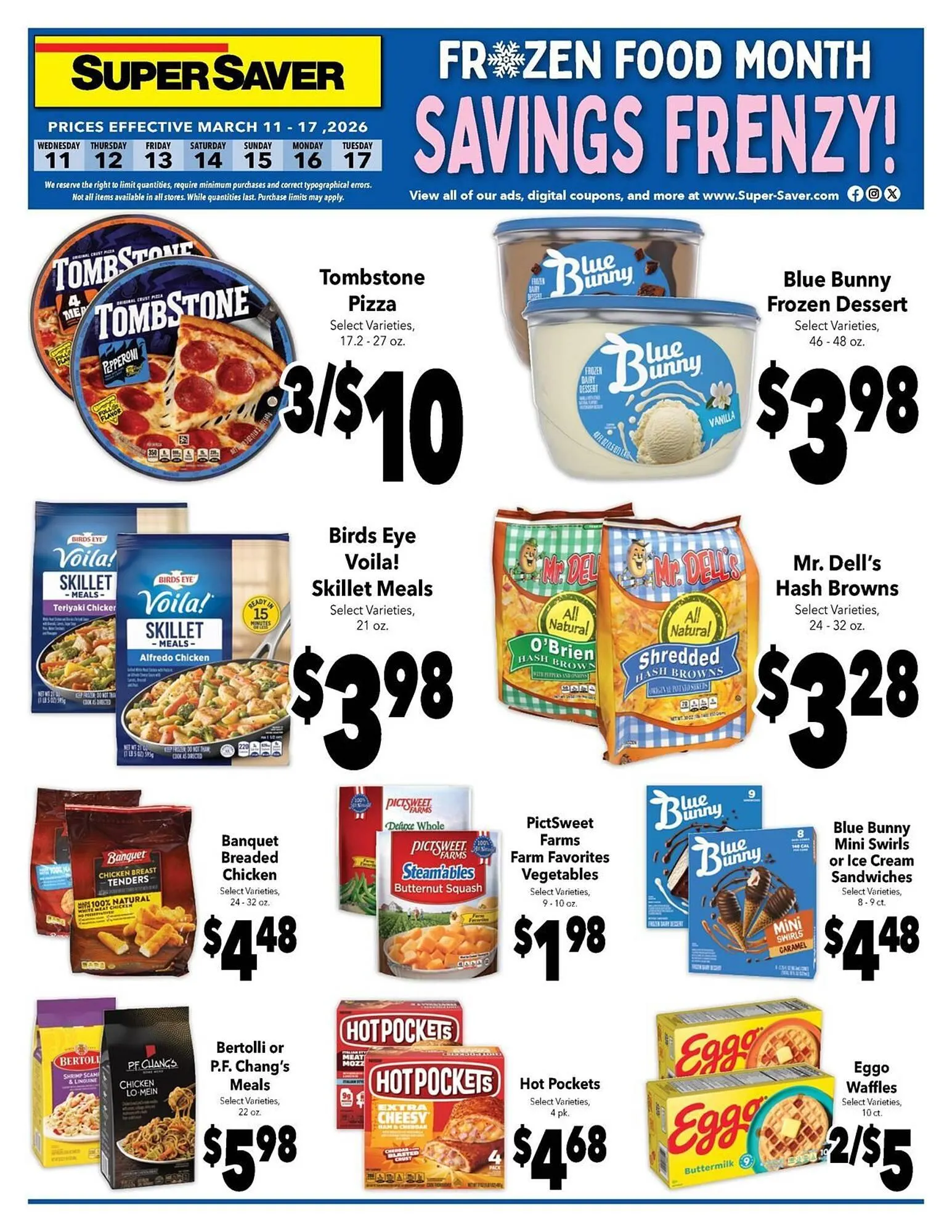 Weekly ad Super Saver weekly ad from March 11 to March 17 2026 - Page 1
