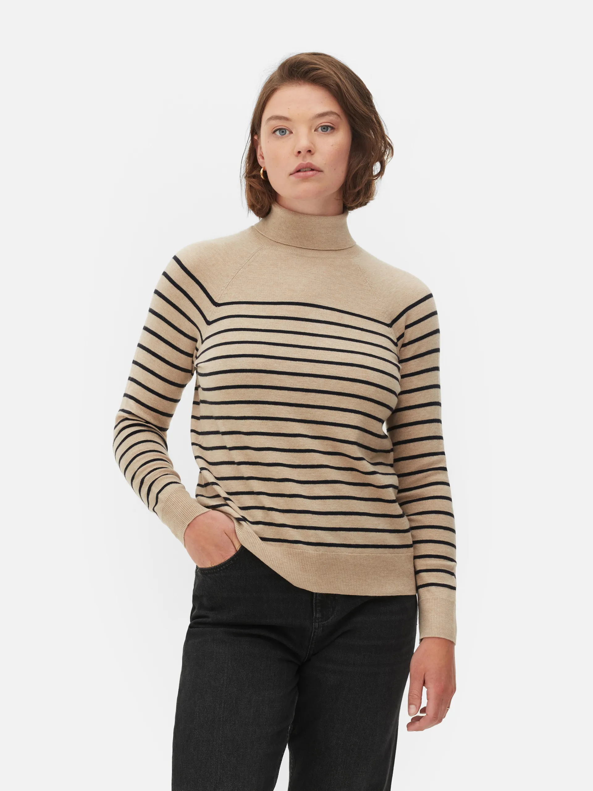 Roll Neck Long Sleeve Top