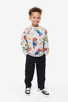 Oversized Printed Sweatshirt