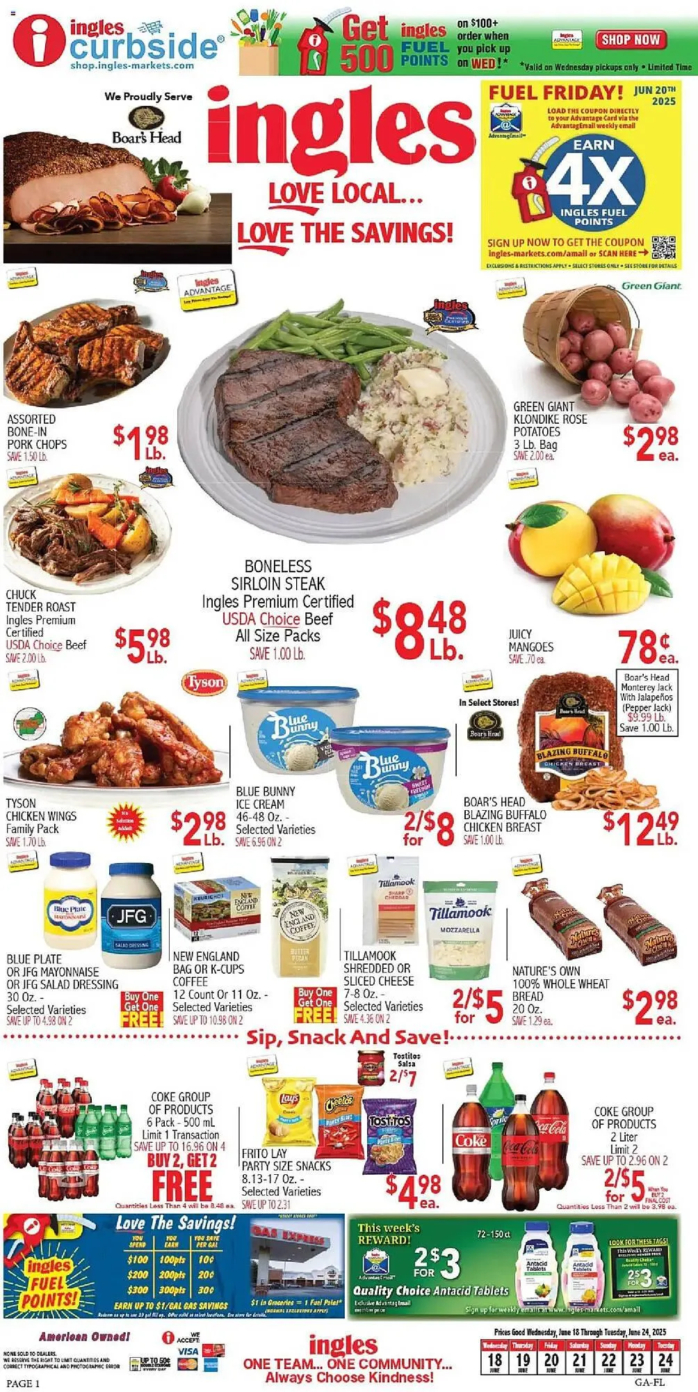 Weekly ad Ingles Markets Weekly Ad from June 18 to June 24 2025 - Page 1