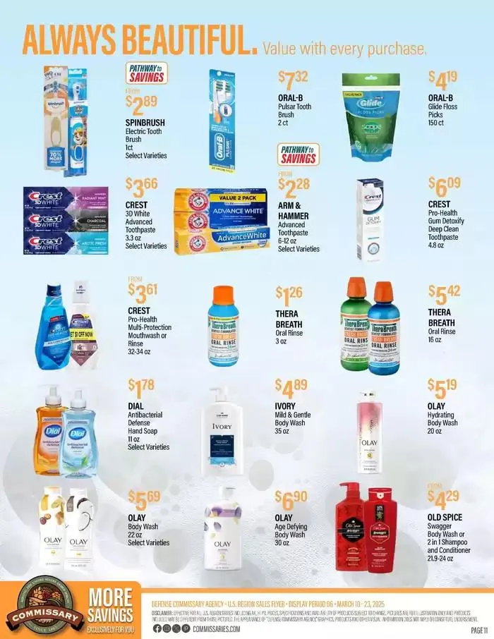 Weekly ad Flyer Commissary from March 10 to March 23 2025 - Page 11