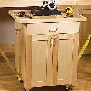 Woodworking Project Paper Plan to Build 3 Mobile Carts - Material Not Included