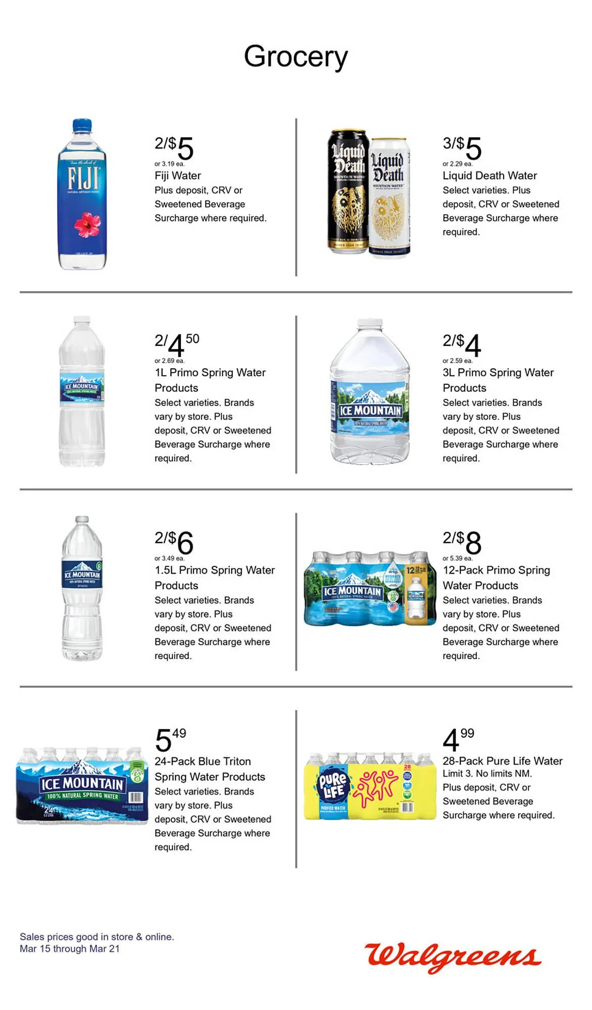 Weekly promotion Walgreens weekly ad spanning from March 15 to March 21 2026 - Page 43 for Catalogue 365