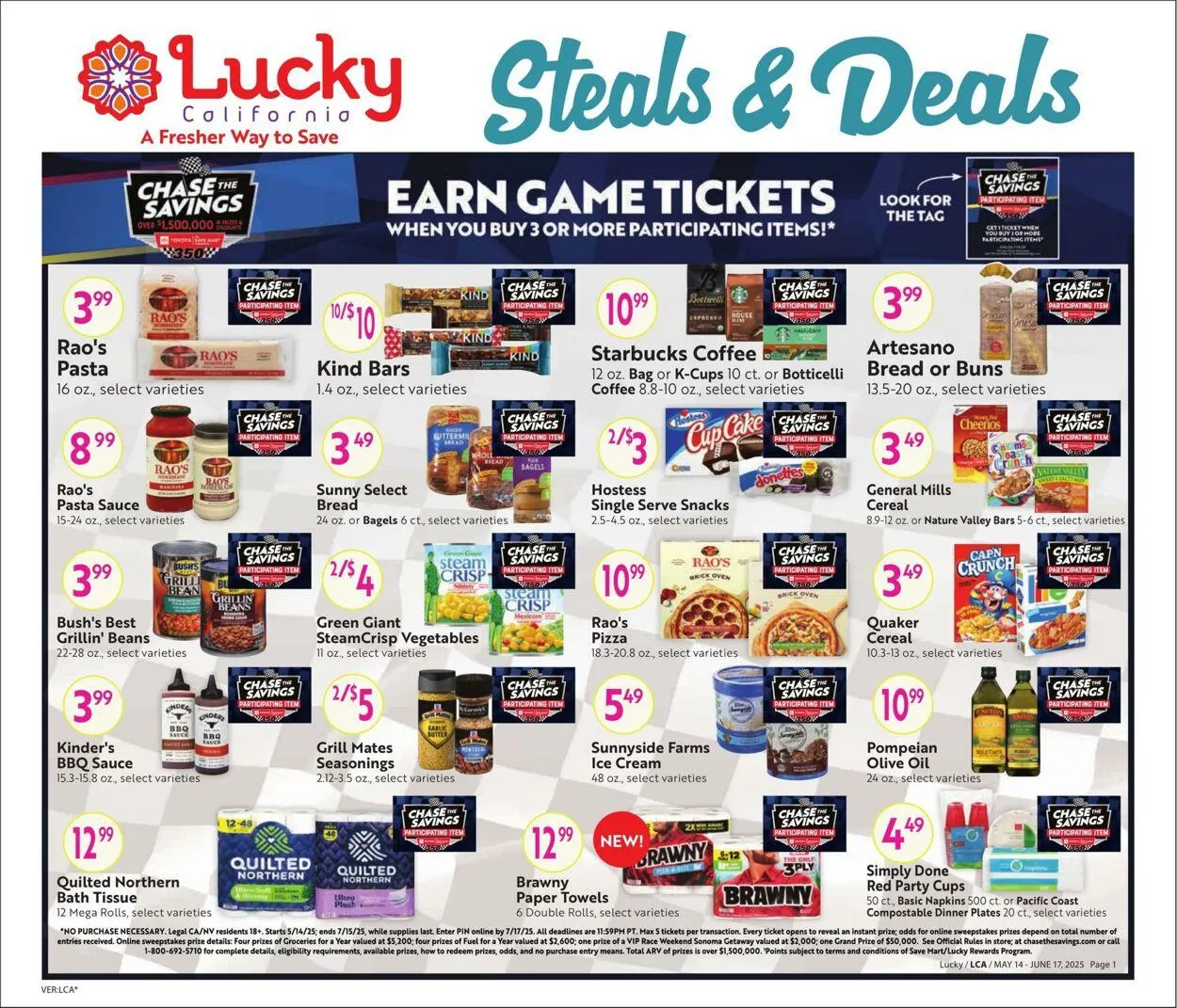 Weekly ad Lucky Supermarkets from May 14 to June 17 2025 - Page 1