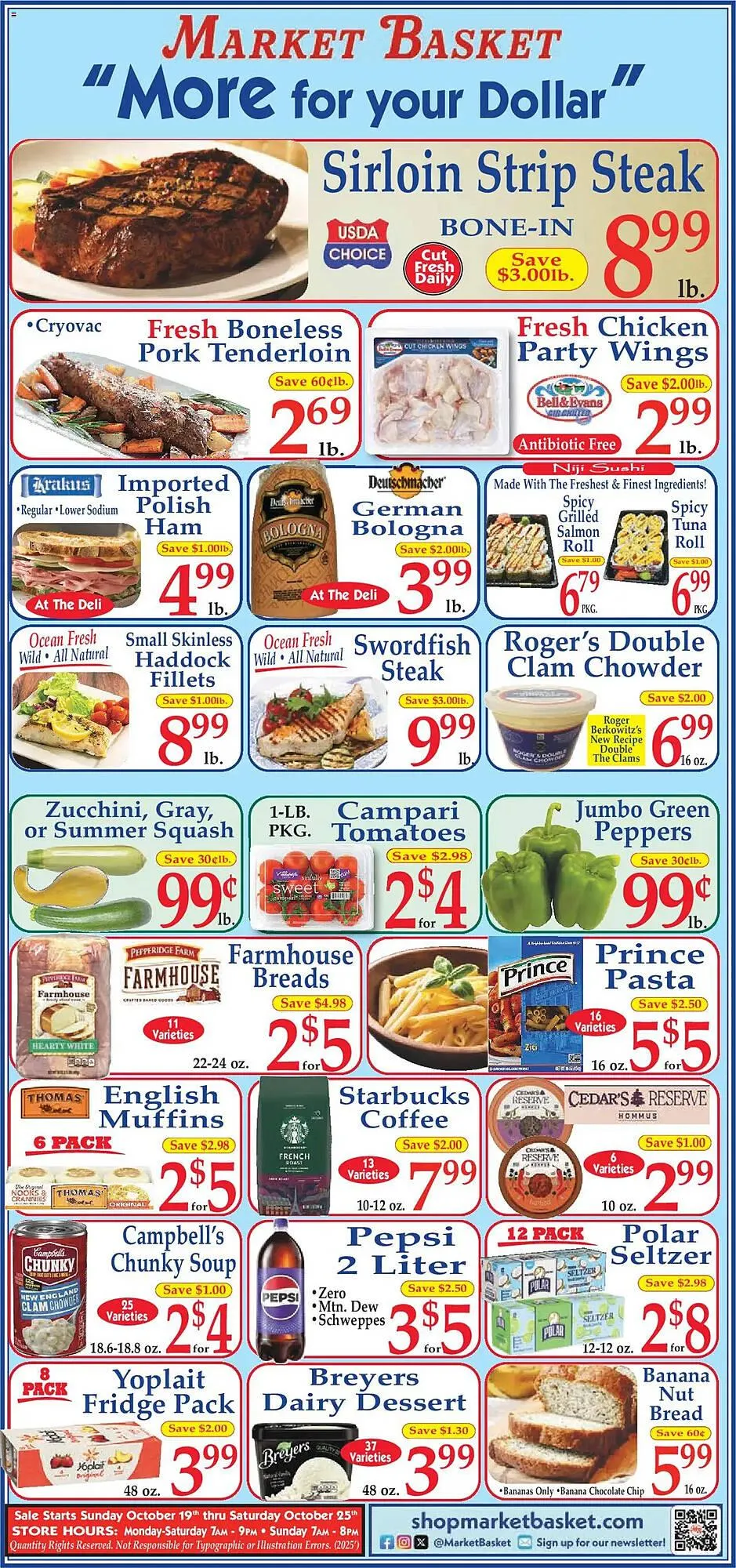 Weekly ad Market Basket weekly ad from October 19 to October 25 2025 - Page 1