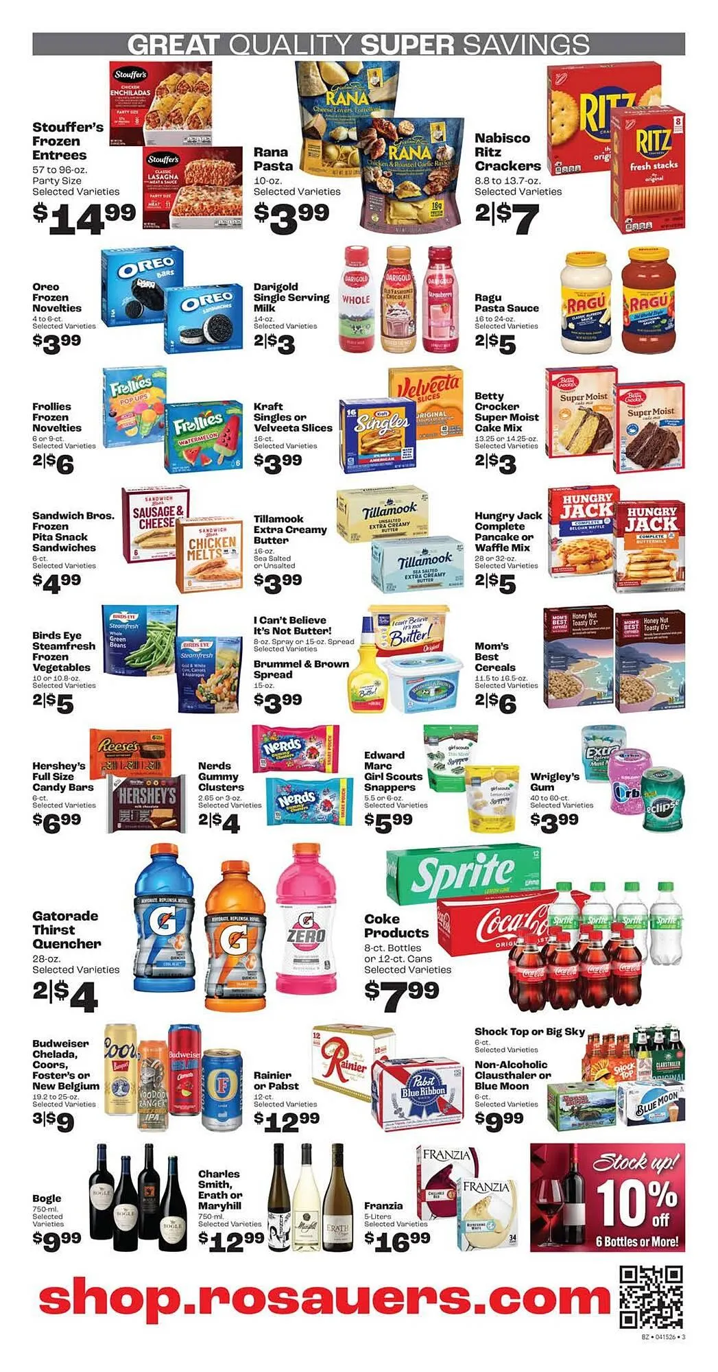 Weekly promotion Rosauers weekly ad spanning from April 15 to April 21 2026 - Page 3 for Catalogue 365