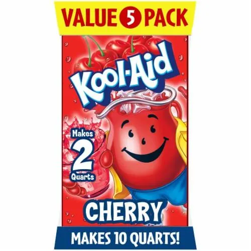 Kool-Aid Zero Sugar Cherry Drink Mix Packet Value Pack