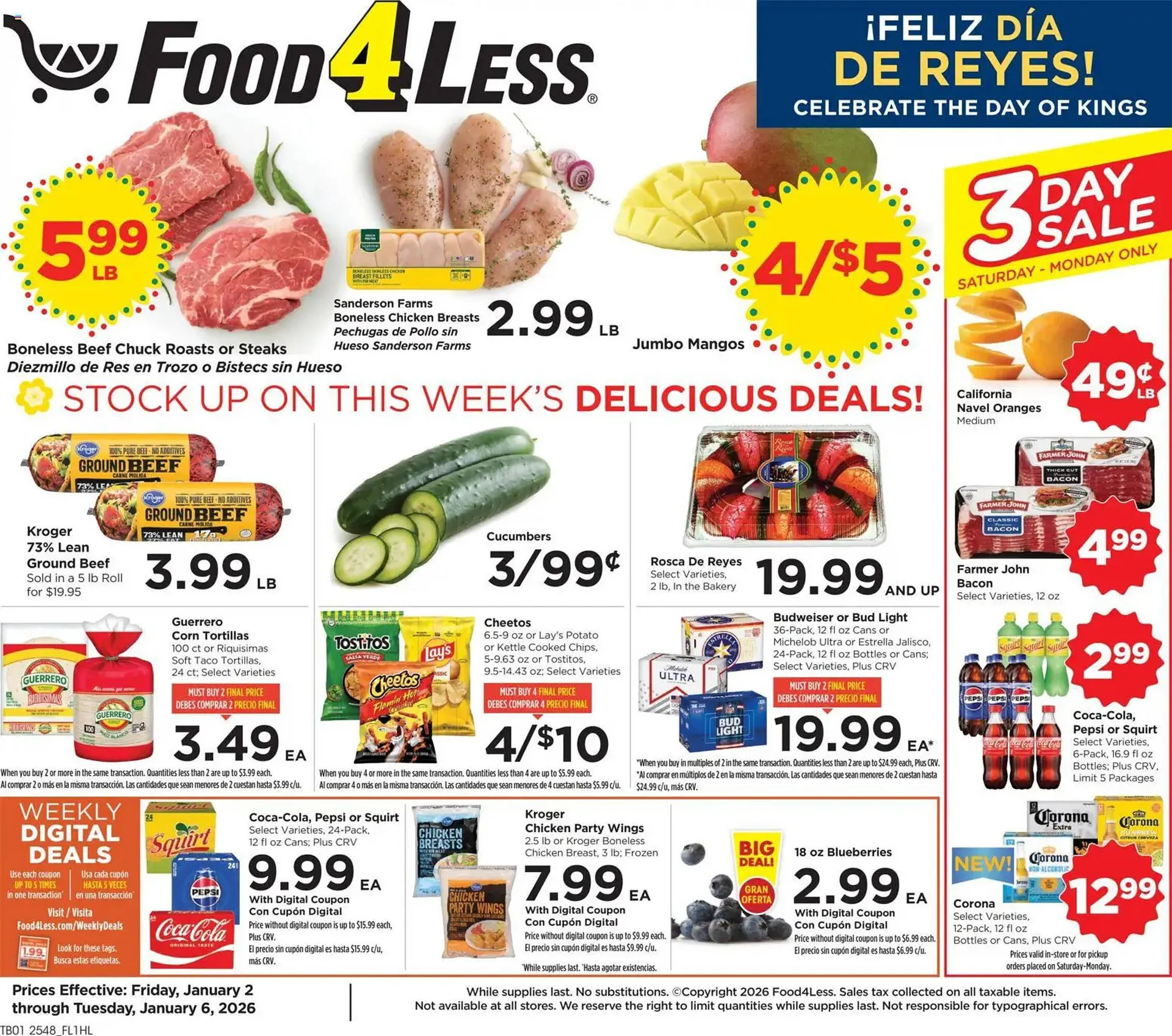 Food 4 Less weekly ad - 1