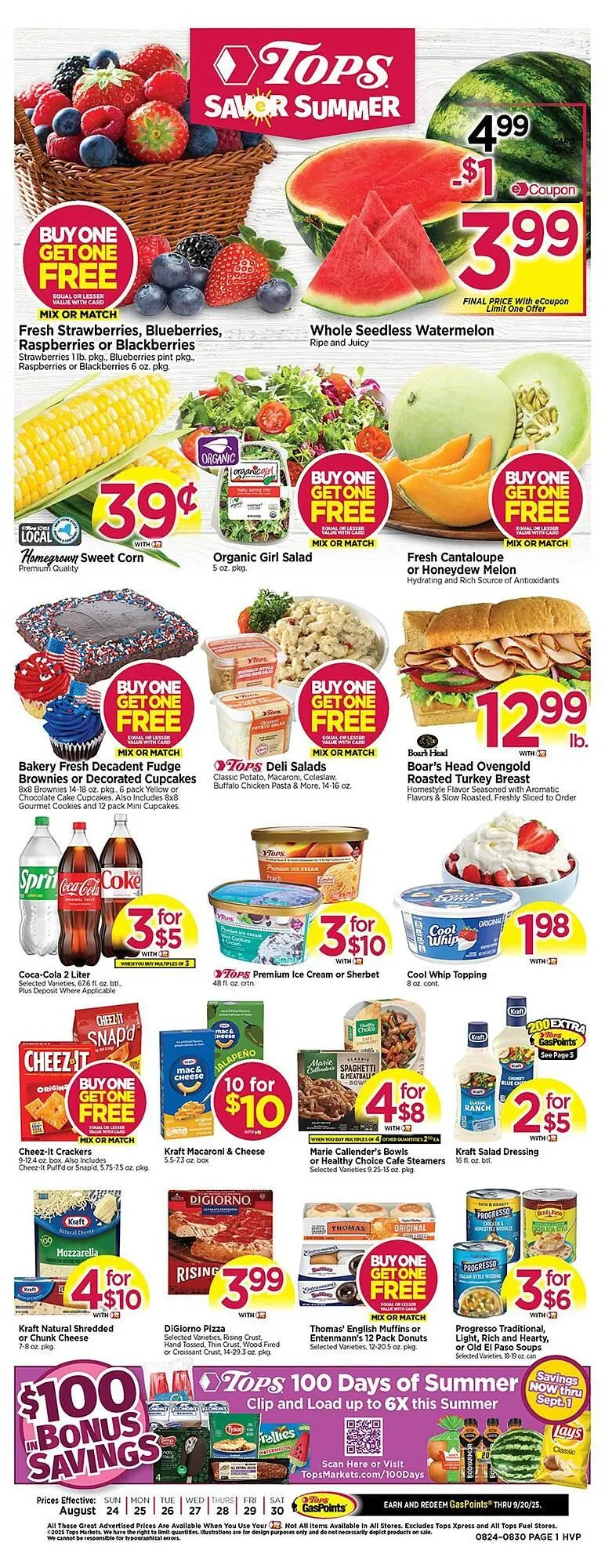 Tops Weekly Ad - 1