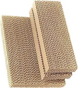 Hessaire Replacement Evaporative Cooler Pads - Swamp Cooler Replacement Pads Corrugated Build - Low Odor Xel50 Media Evaporative Cooling Pad for 3100 CFM Cooler Fan - 3 Panels, 21.75” x 10” & 18”