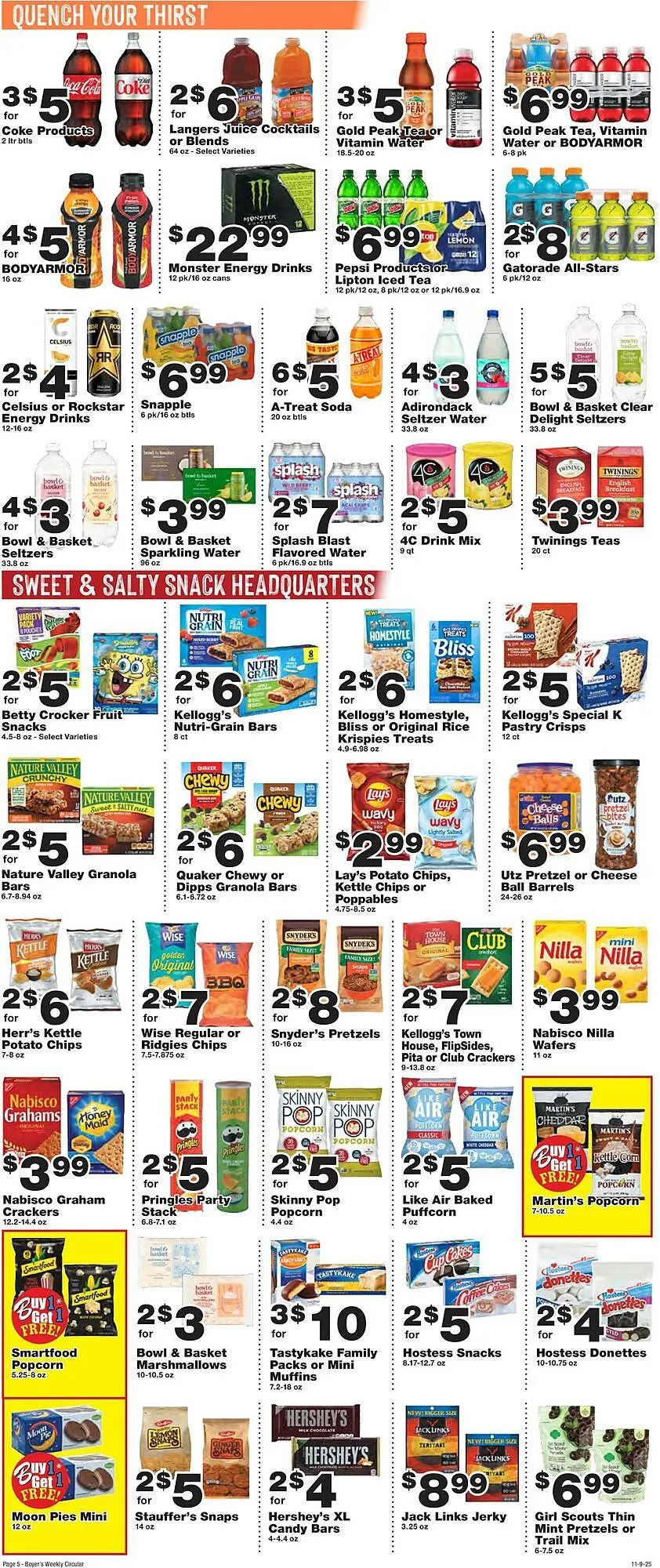 Weekly ad Boyer's Food Markets weekly ad from November 9 to November 15 2025 - Page 5
