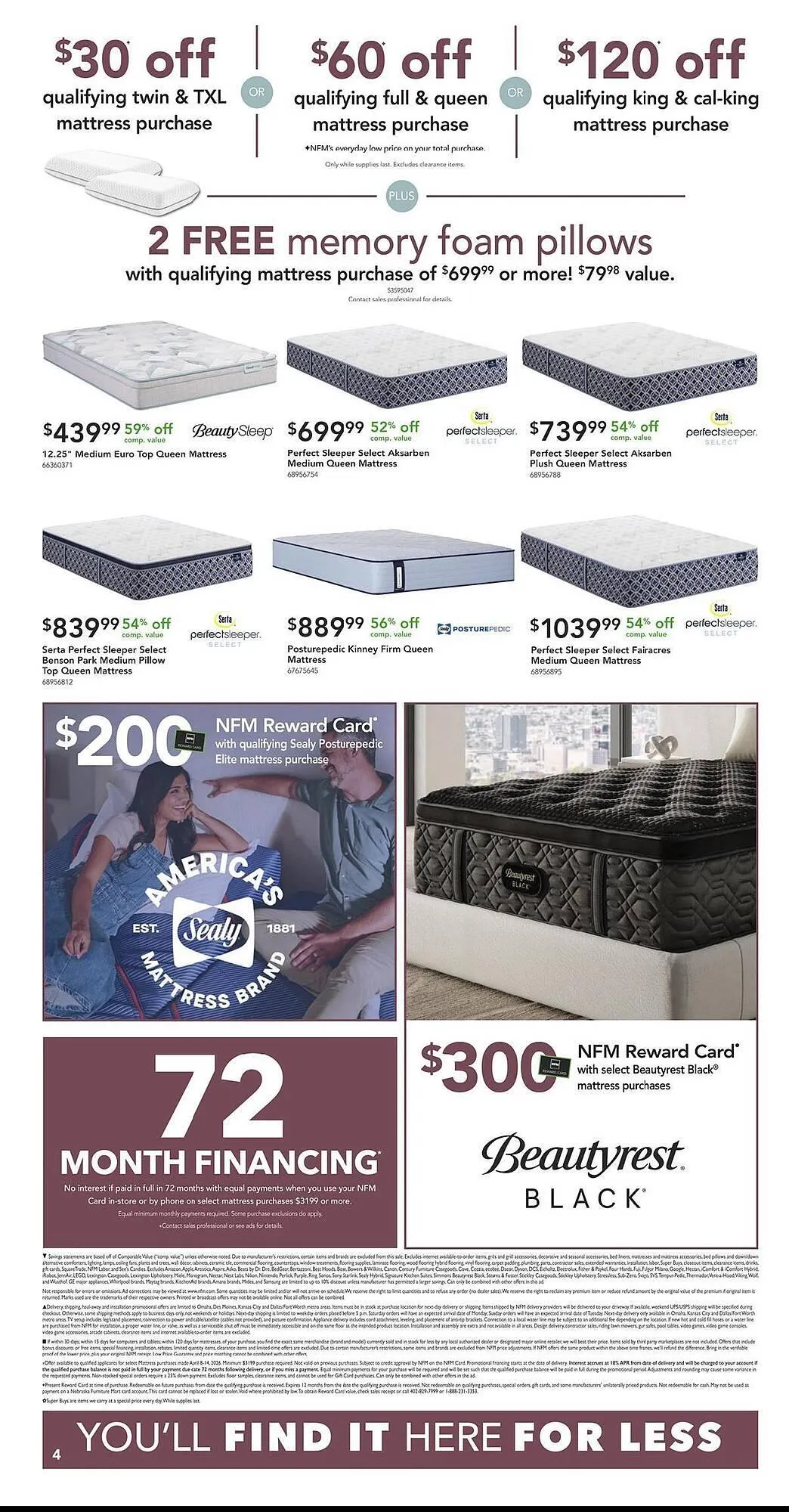 Weekly ad Nebraska Furniture Mart weekly ad from April 8 to April 14 2026 - Page 4