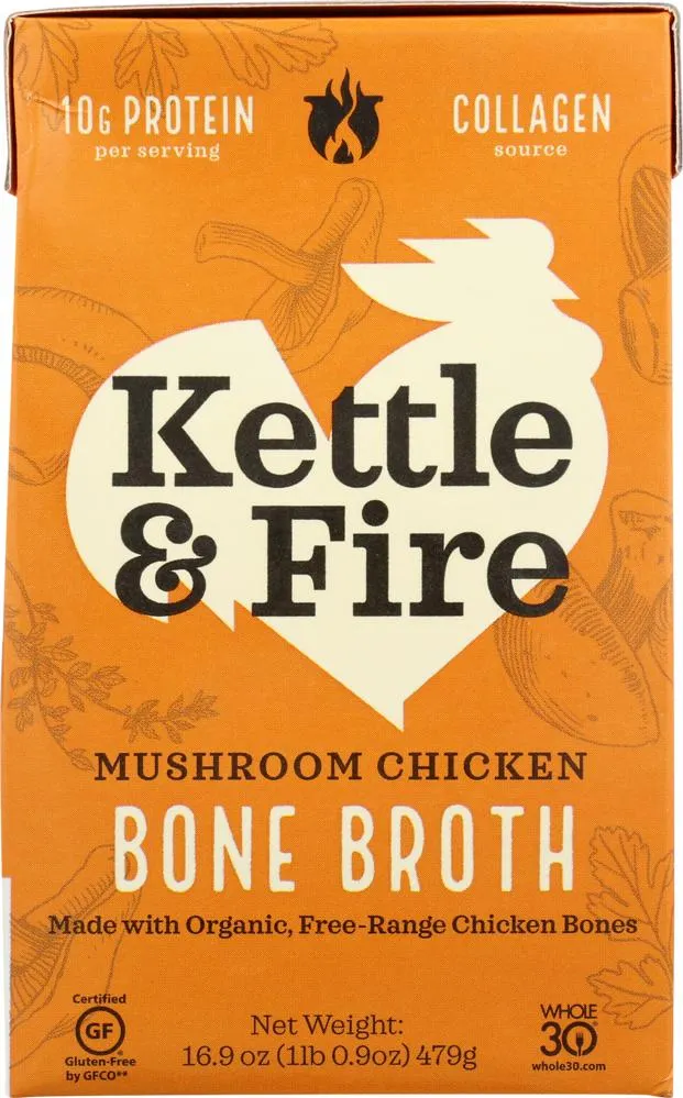 Mushroom Chicken Bone Broth