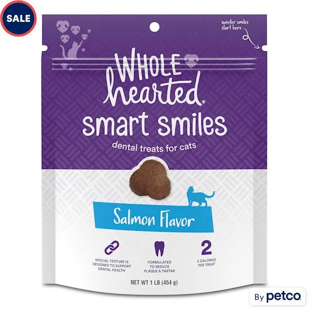 WholeHearted Salmon Flavor Cat Dental Treats, 16 oz.