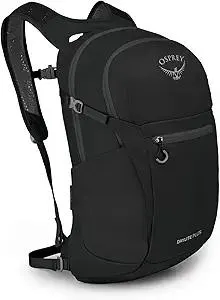 Osprey Daylite Plus Commuter Backpack – Lightweight, Everyday Pack with Laptop Sleeve and Water Bottle Pockets – Ideal for Work, School, and Travel with Versatile Storage Options, Black