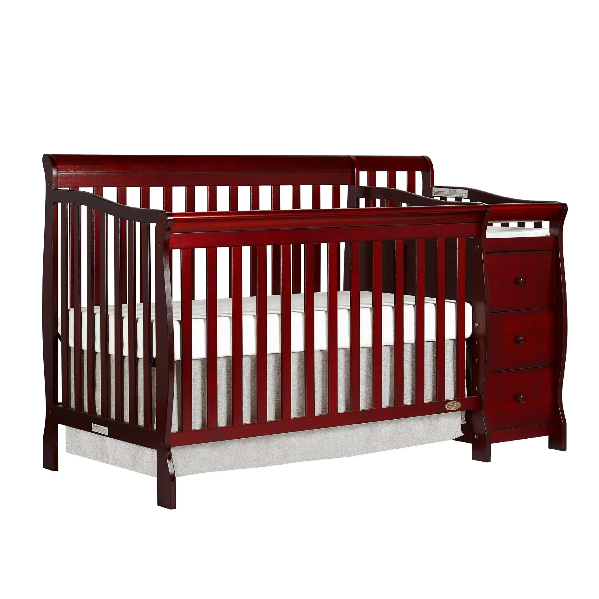 Dream On Me 5-In-1 Brody Convertible Crib With Changer