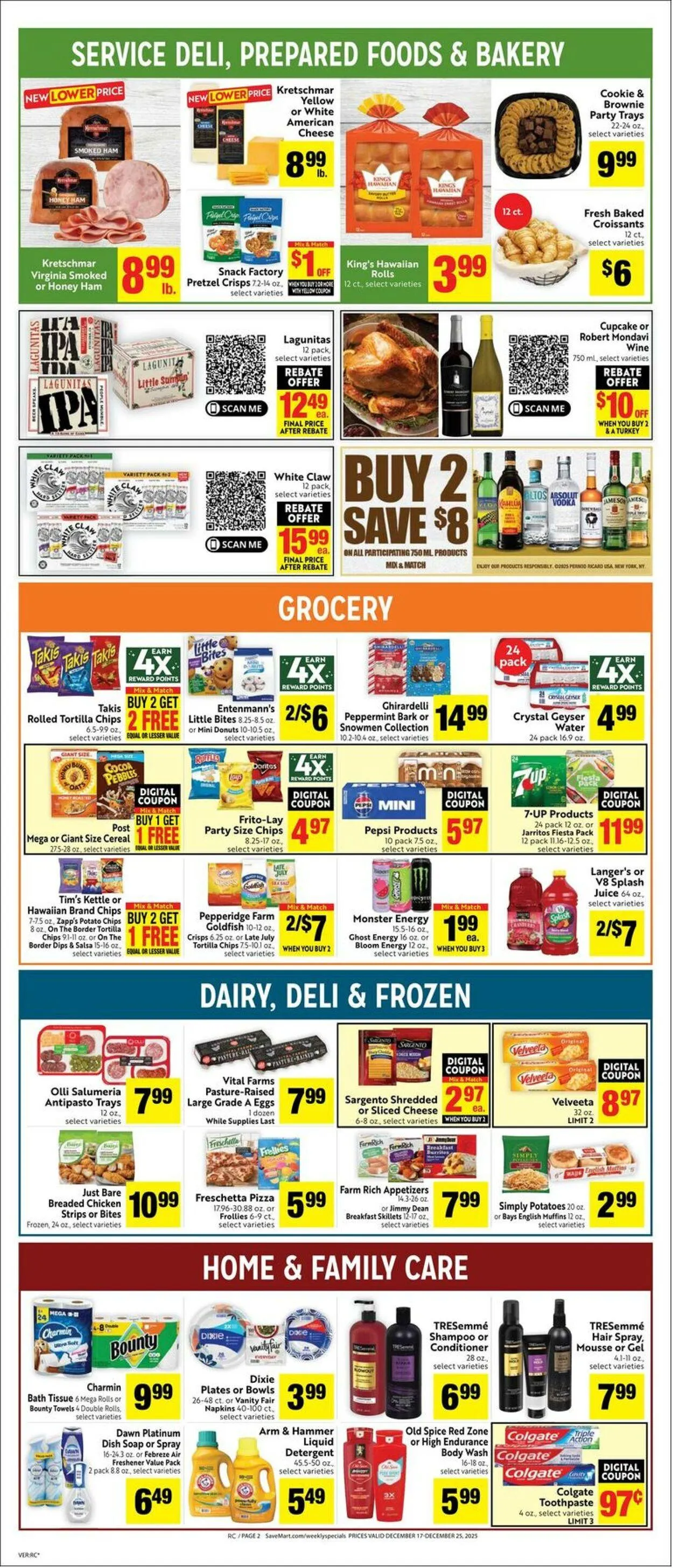 Weekly ad Save Mart Current weekly ad from December 17 to December 25 2025 - Page 2